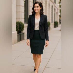 Elegant Black Pencil Skirt